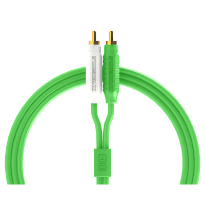 DJ TechTools Chroma Cables RCA to RCA Audio Cable, 2m, Green