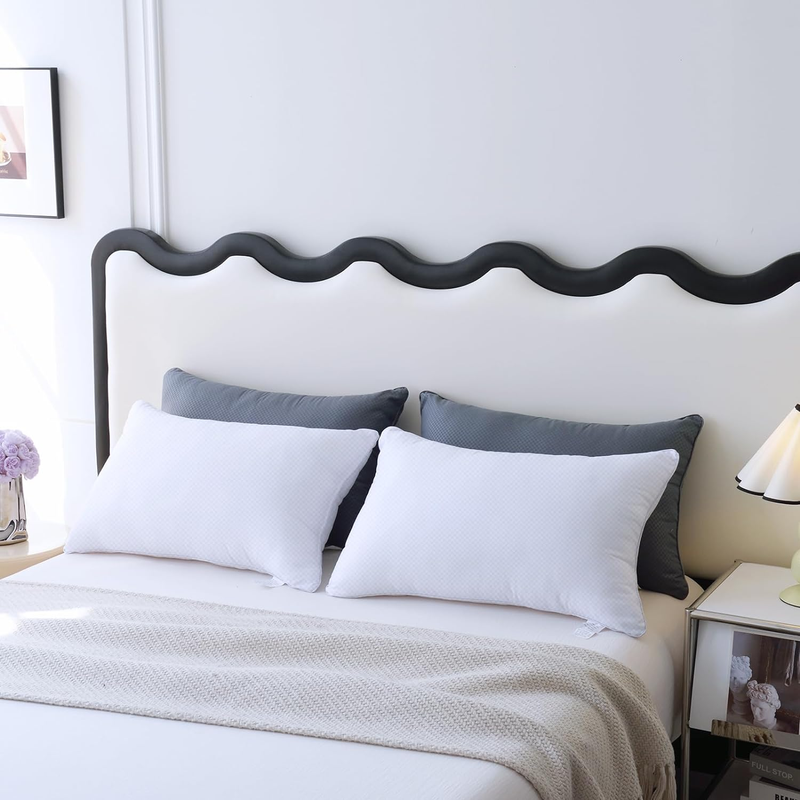 Carasylvia Bed Pillows for Sleeping - Pillows Queen Size Set of 4, Soft Hotel Pi