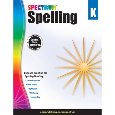 Spectrum Spelling (Grade K) 704596