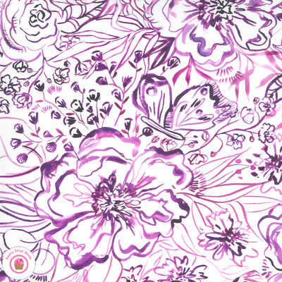 Moda SUNSHINE SOUL 8467 11 Purple Floral CREATE JOY PROJECT Quilt Fabric 