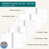 BEZEND Weekly Planner 2025-2026 with 2 Columns, 8.5