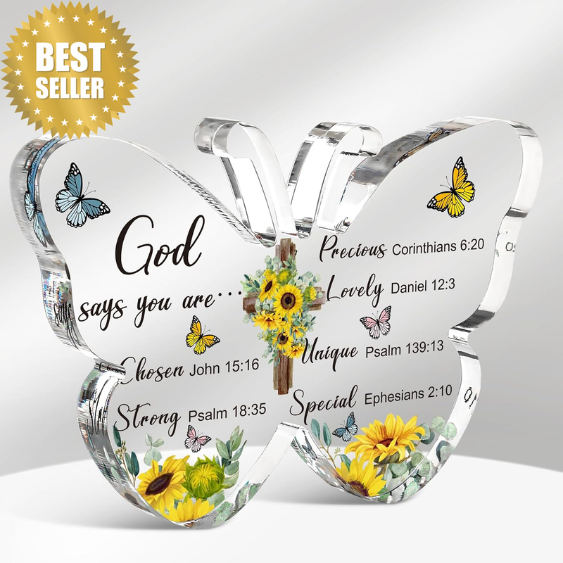 Acrylic Christian Gifts Bible Verses Religious Gifts for Women Men Inspirational