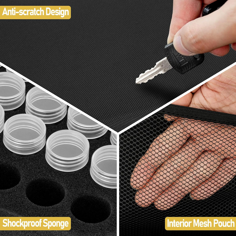 30 Slots Diamond Painting Storage Containers, 60 PCS Diamond Painting Accessorie