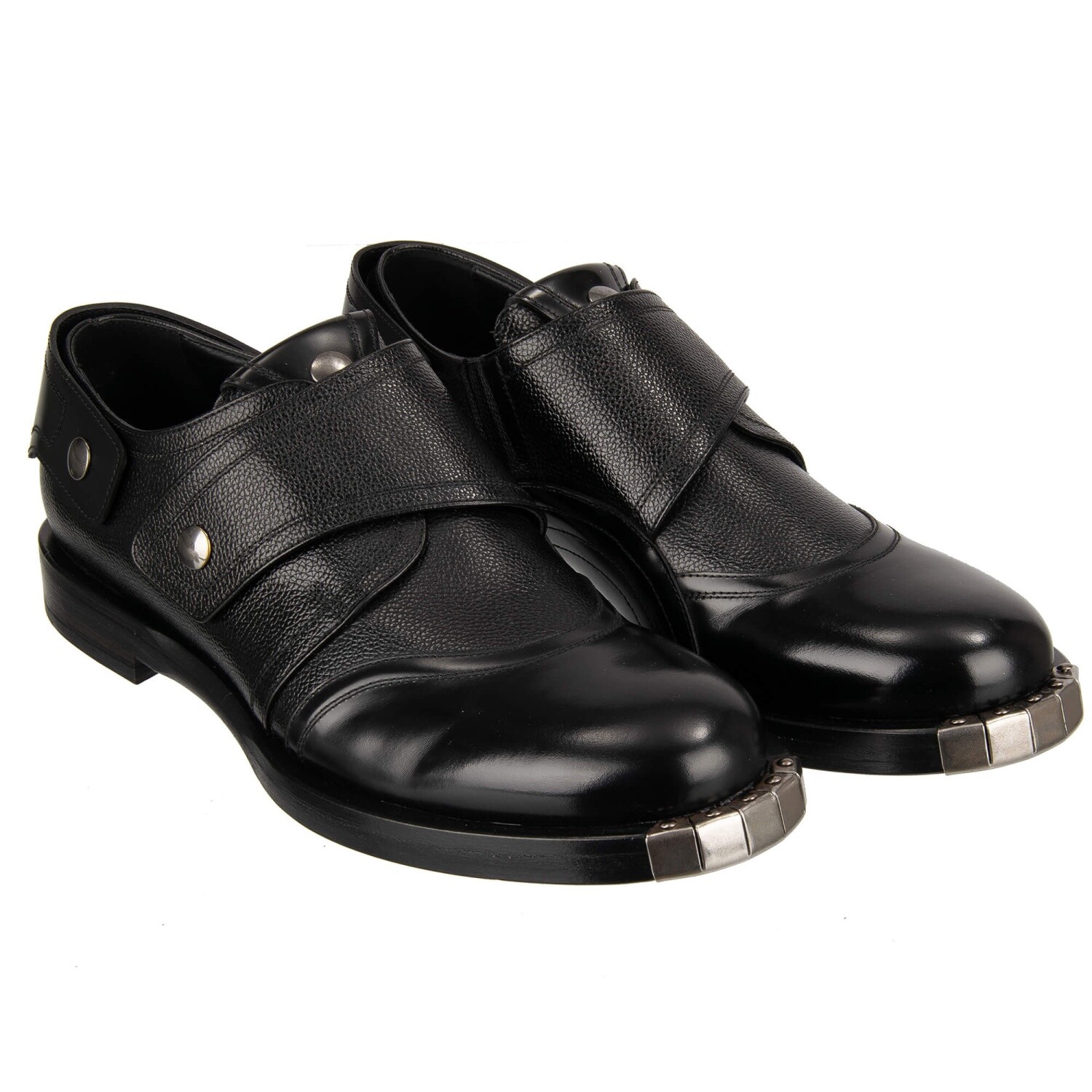 

DOLCE - GABBANA Туфли дерби из металлической кожи MASACCIO Черный 44 UK 10 US 11 12966
