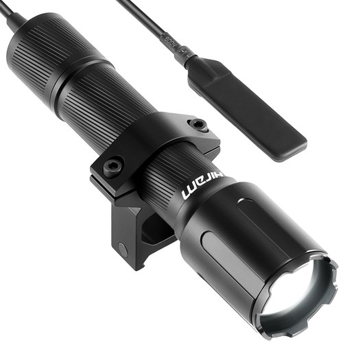 HIRAM Tactical Rifle Light with Pressure Switch 3000 Lumen Gun Light for Outdoor