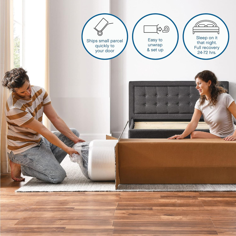 Classic Brands Cool Gel Memory Foam 6-Inch Mattress | Certipur-Us Certified | Be