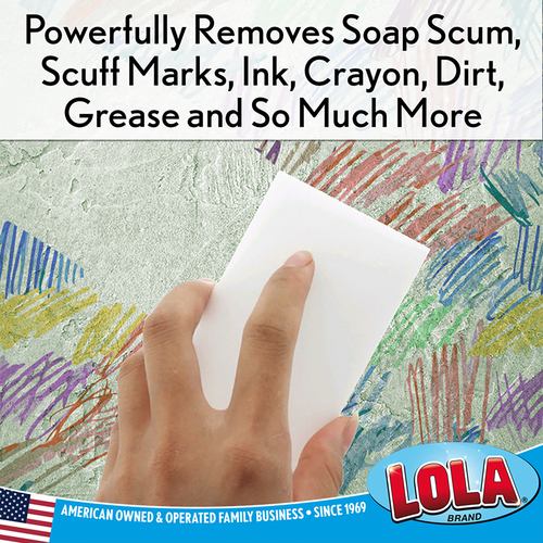 LOLA Mr. Clean Magic Eraser Comparable Rubaway Eraser Pads, Eco-Friendly - 2 CT