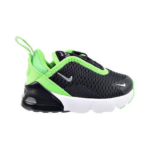 

Обувь для малышей Nike Air Max 270 (TD) Черный-Хром Зеленый-Белый DD1646-021, Black-chrome green-white