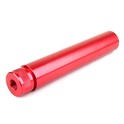 RED 1/2''x28 Thread Slip On Fake Can Style Muzzle Brake For .223  .22lr