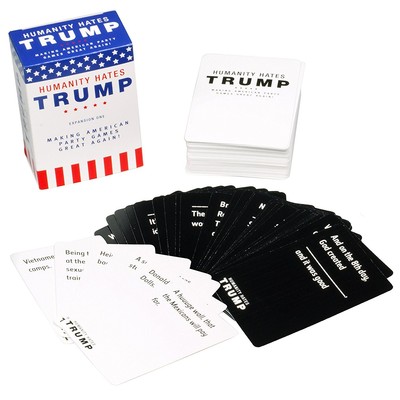 Humanity Against Hates Trump Set Card Games Expansion 80 White 30 Black Cards