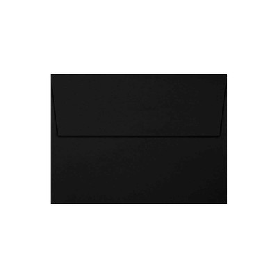 LUX 5 1/4''x7 1/4'' 80lbs. A7 Invitation Env W/Peel & Press Midnight BK