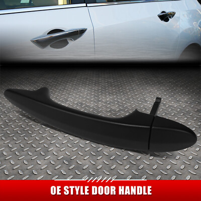 ДЛЯ 03-10 BMW X3 ЧЕРНАЯ ТЕКСТУРИРОВАННАЯ НАРУЖНАЯ РУЧКА ЗАДНЕЙ ЛЕВОЙ ДВЕРИ СО СТОРОНЫ ВОДИТЕЛЯ