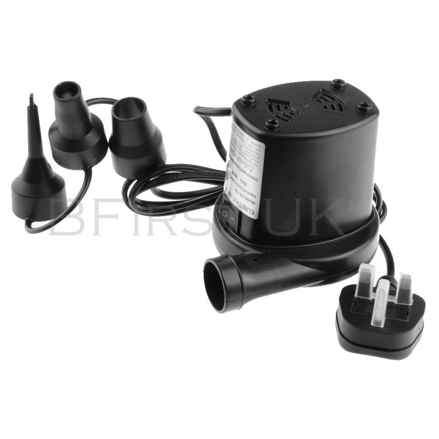 240v / 12v Car Electric Air Inflator Deflator Pump Airbed Bed Mattress Camp Pool 5017403069072