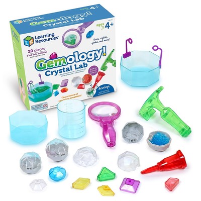 Learning Resources Gemology Crystal Lab STEM Toys Science Kit for Kids Assorted