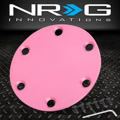 NRG Innovations STR-250PK Резьба M6 x .8 с 6 отверстиями для удаления алюминиевого рожка розового цвета