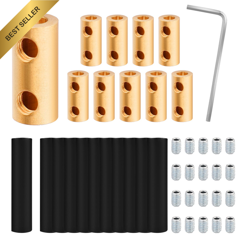 10Pcs 10AWG Wire Connector Nut Kit, 60Amp Quick Connection Terminal Yellow Wire