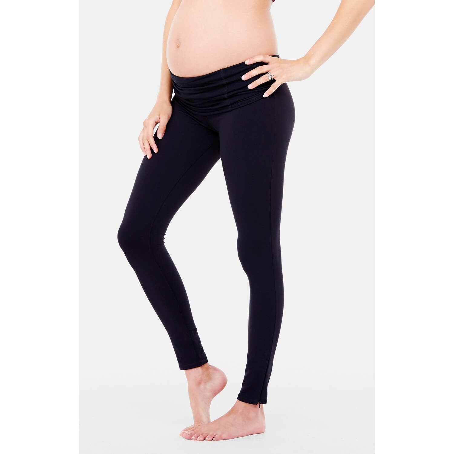 Ingrid & Isabel 266491 Women's Maternity Leggings Black Size Small