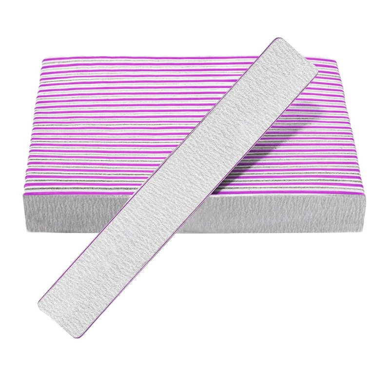,100/180 Grit Finger Nail Files For Acrylic And Gel N