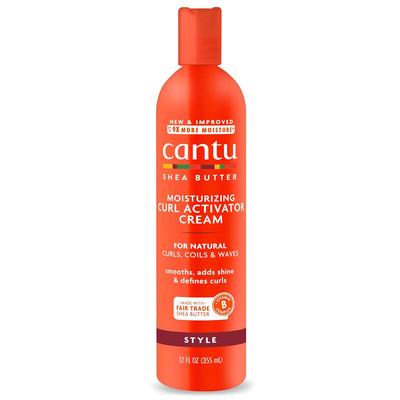 Cantu Moisturizing Curl Activator Cream with Shea Butter for Natural Hair, 12 F