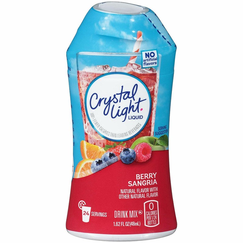 Crystal Light Liquid Berry Sangria Drink Mix, 1.62 oz Bottle