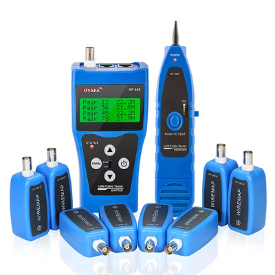 Cable Tracer Network Tester Wire Tracker 8 Far-End Jacks Test Ethernet LAN Cat5