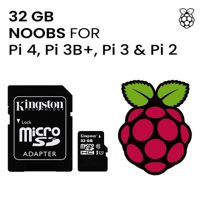 Preloaded NOOBS 32GB Class 10 MicroSD Card Preinstalled NOOBS for Raspberry Pi