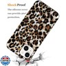 J.west Case Compatible with iPhone 15 Plus Case 6.7, Luxury Sparkle Translucent Clear Leopard Cheetah Print Pearly Design Soft Silicone Slim TPU Protective Phone Case Cover for Girls Women (Bling)