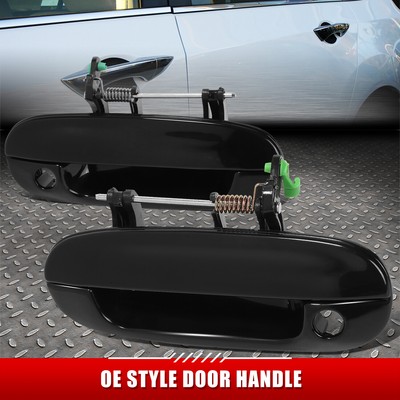 [2ШТ] ДЛЯ 02-09 ENVOY ASCENDER ПЕРЕДНИЕ ЛЕВЫЕ И ПРАВЫЕ ДВЕРНЫЕ РУЧКИ С ЗАМОЧНОЙ СКВАЖИНОЙ