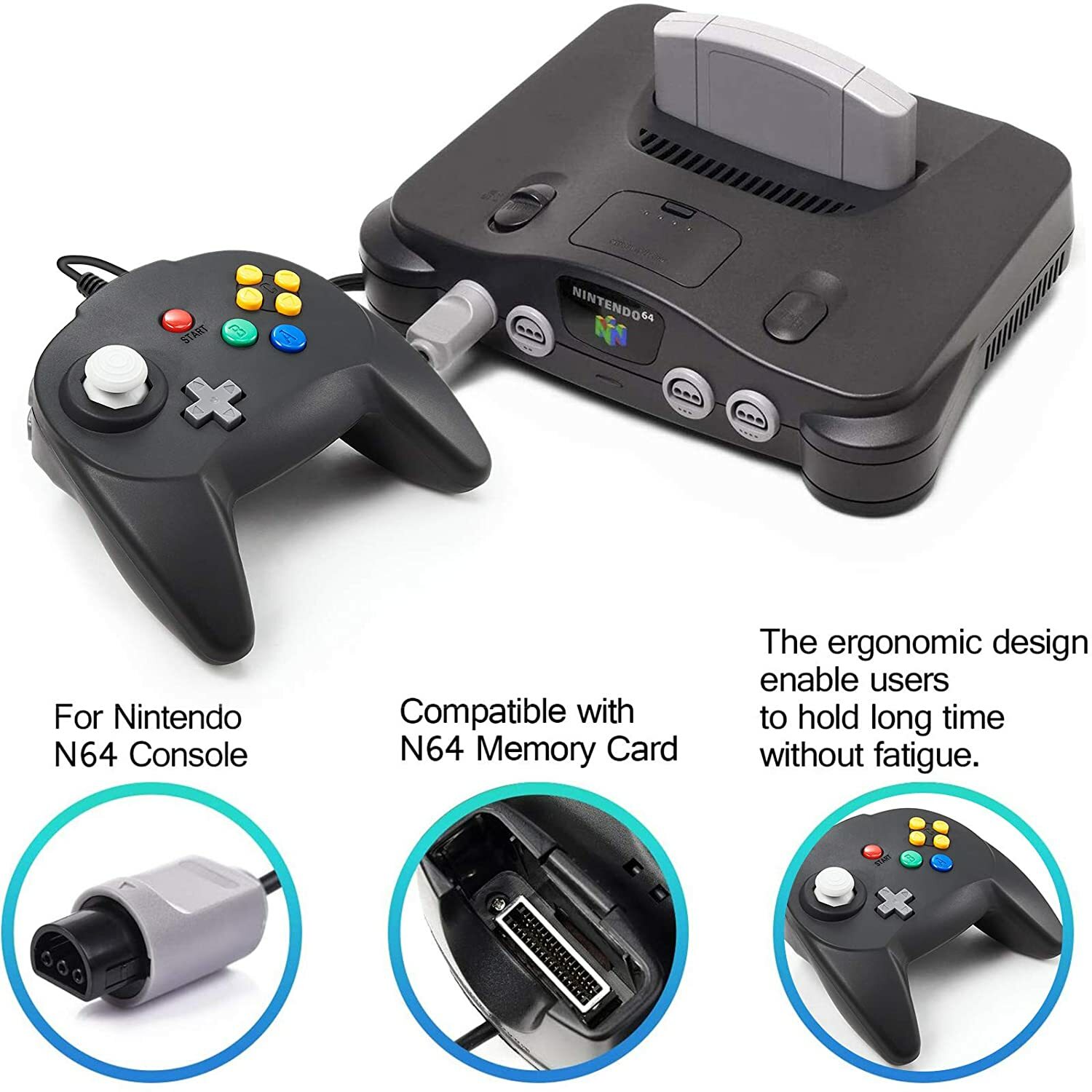 ニンテンドー64セット Amazon.com: Nintendo 64 Controller - Original Grey (Renewed