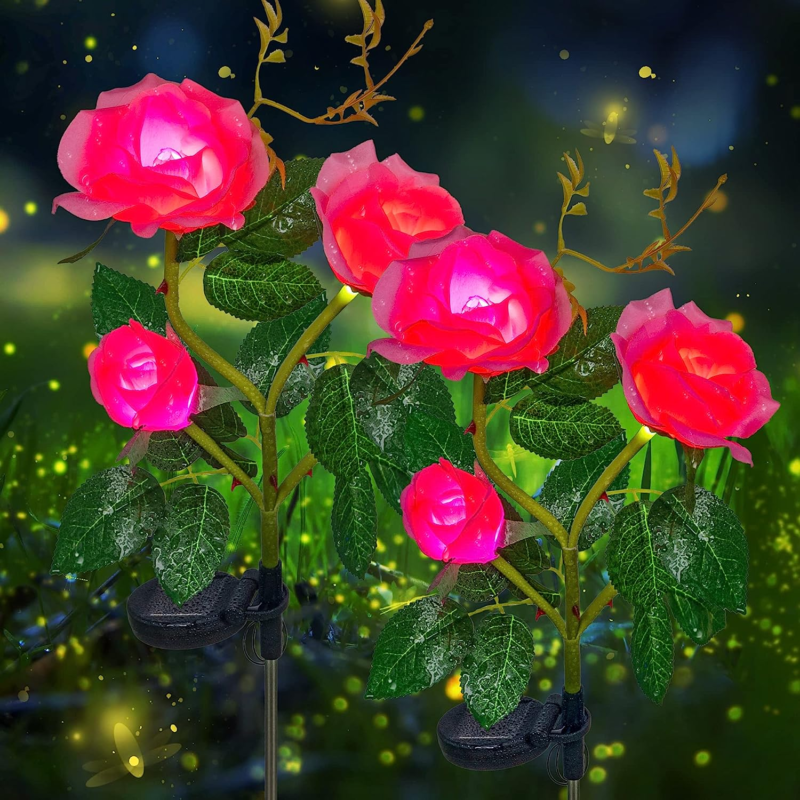 Waterproof,2pack Decorative Solar Garden Lights With