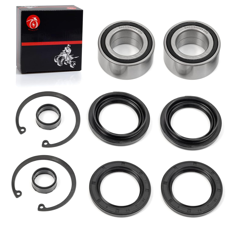Front Wheel Bearings & Seals Compatible with Honda Foreman 400 TRX400FW Foreman