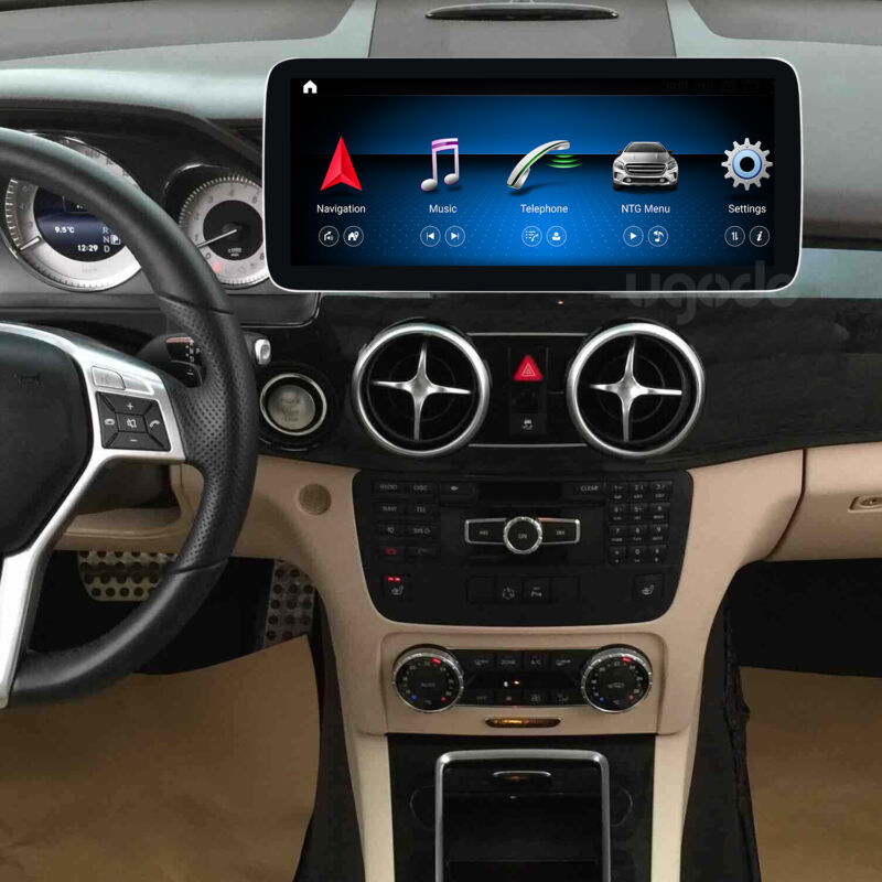 12.3" Android Screen Carplay GPS Upgrade For Mercedes Benz GLK NTG4.5 Navigation