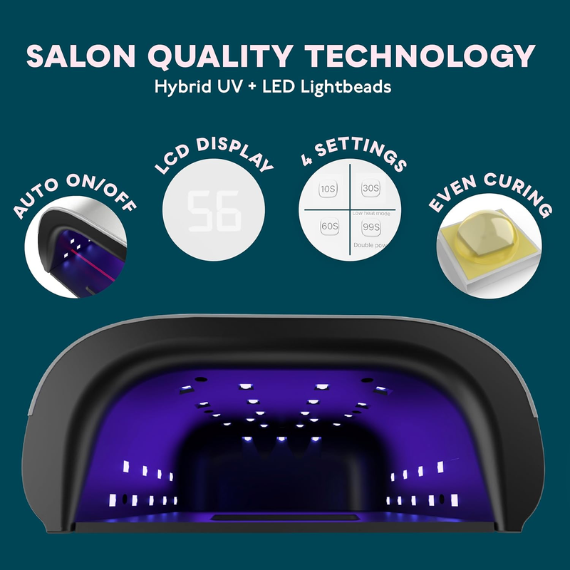 SUN3 Professional UV Light LED Nail Lamp 39 PCS LED Beads UV Dryer, for Gel Nail