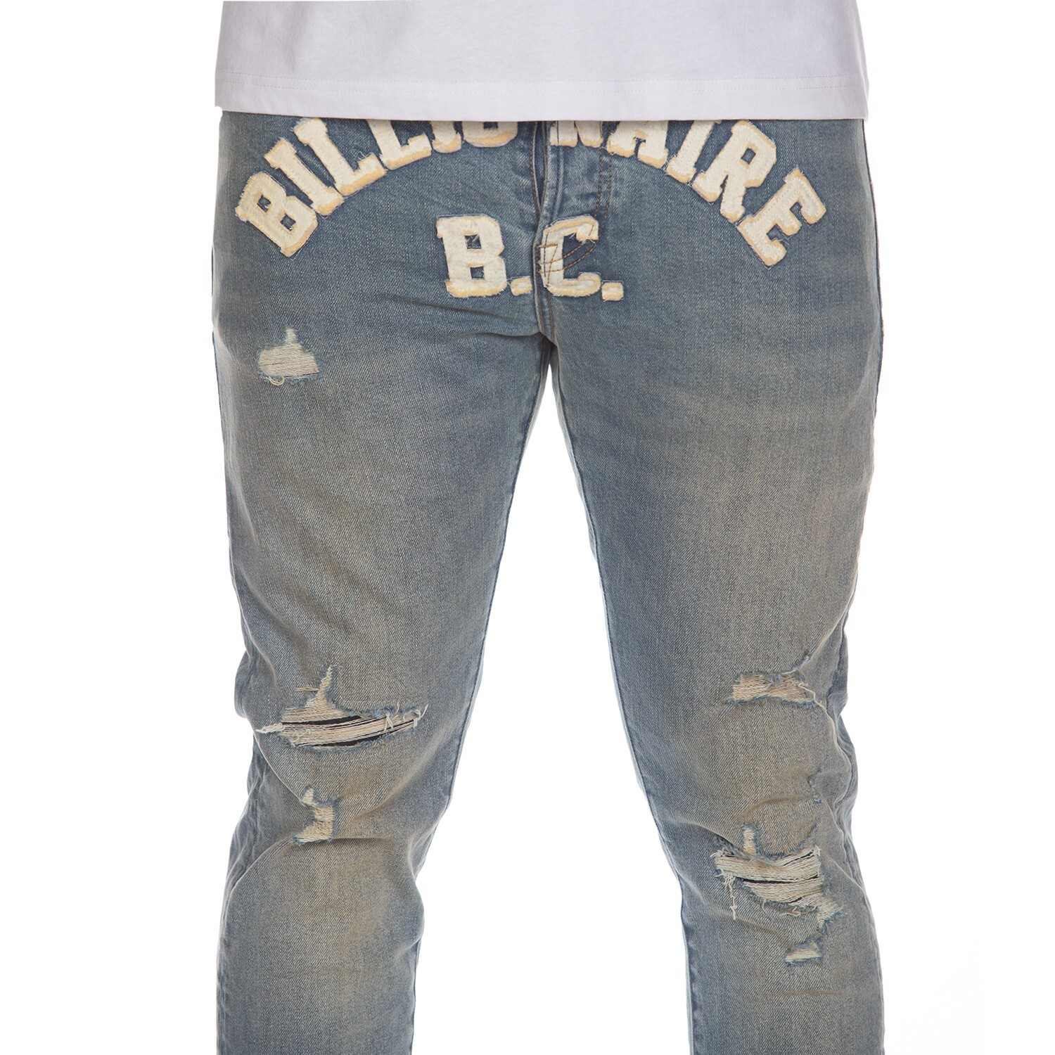 Pre-owned Billionaire Boys Club Clothing Men's Slim Fit Jeans In Ozone