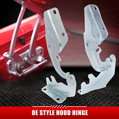 [2Шт] Для 08-17 Mitsubishi Lancer Стальная петля капота с левой и правой стороны в стиле OE