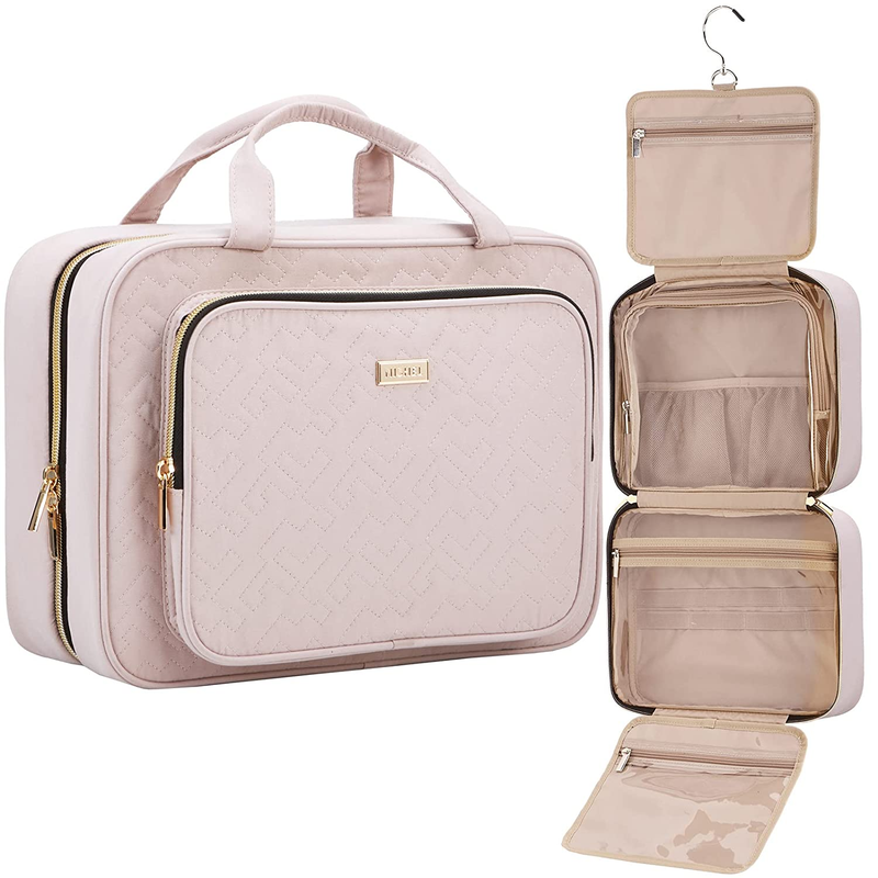 NISHEL Large Size Toiletry Bag for Women, Travel Essentials Organizer, Hanging M