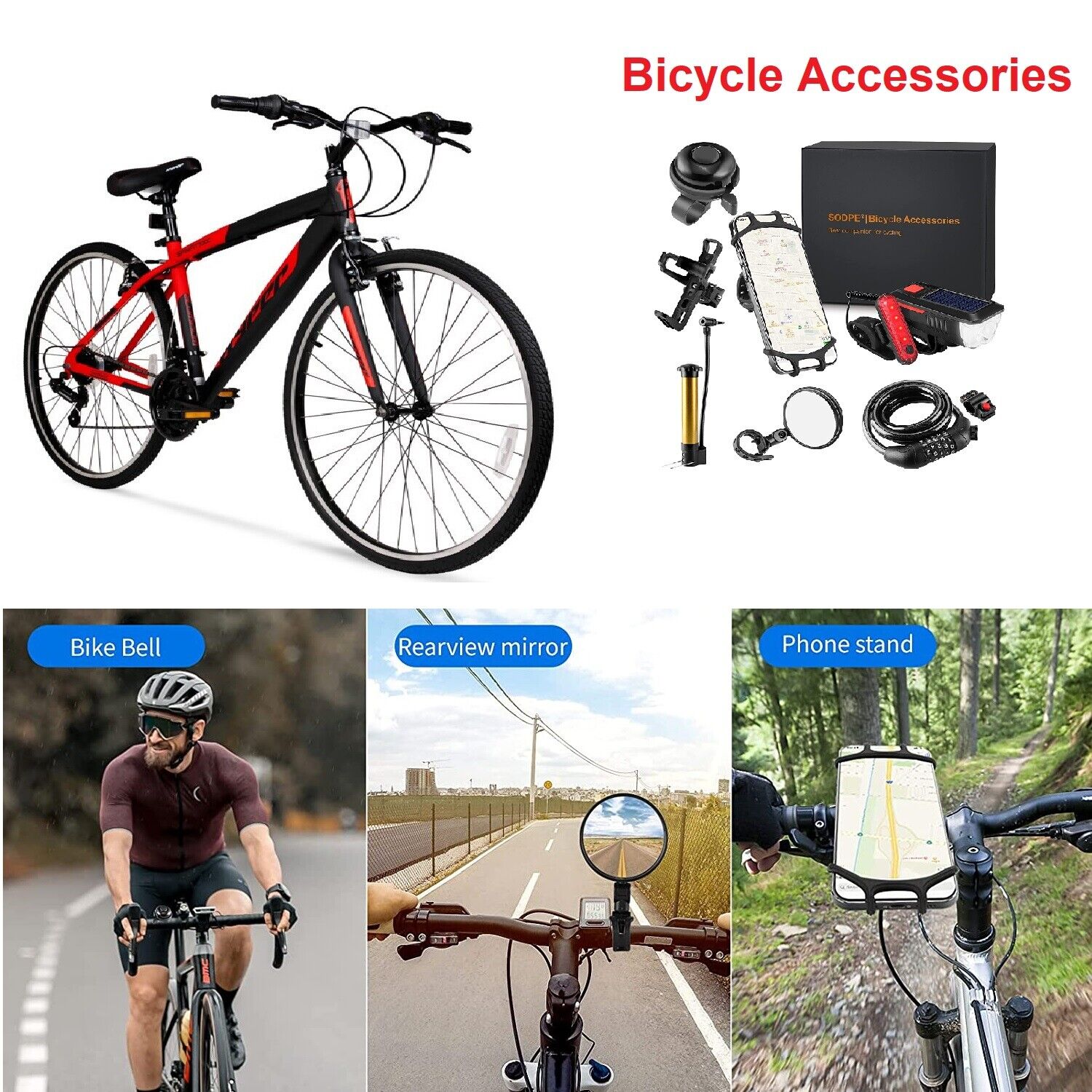 W/21-speed And Bicycle Accessories