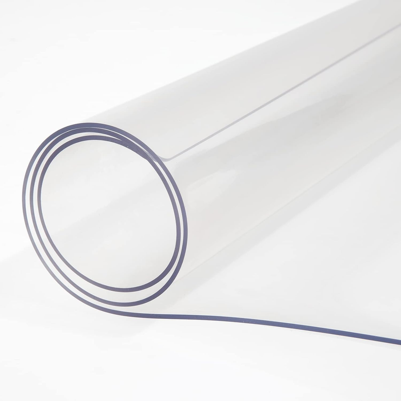 Plastic Table Cover 36 x 60 Inch, 2 mm Thick Clear Table Protector, Rectangle Cl