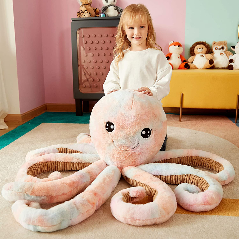 Giant Octopus Soft Plush 30" Kids Toy Fluffy Large Gift Wash