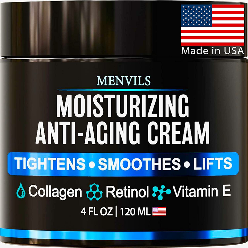 Men'S Face Moisturizer Cream - anti Aging Cream for Men with Collagen Retinol...