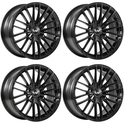 Set of 4 17in Black Alloy Wheel Rims for Nissan Juke, DA3M8A4 5x114.3 5Lug