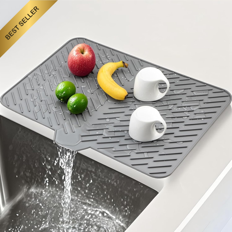 Silicone Dish Drying Mat for Kitchen Counter 23