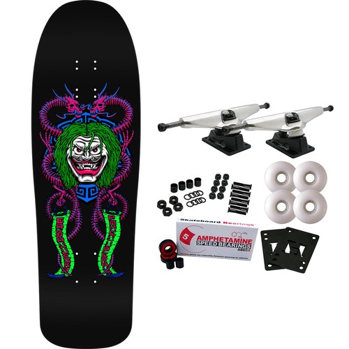 Powell Peralta Skateboard Complete Caballero Mask Blacklight
