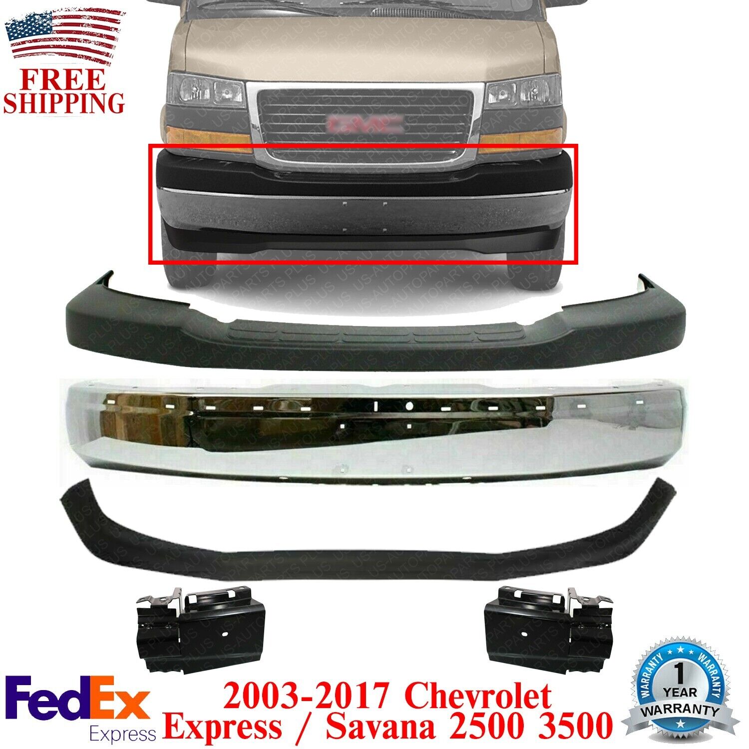 Partial Hood and Fender Kit | GMC SAVANA 2011 Partial Hood and Fender Kit | GMC SAVANA 2011