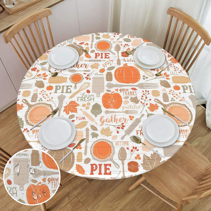 Elastic Edge Circle Tablecl