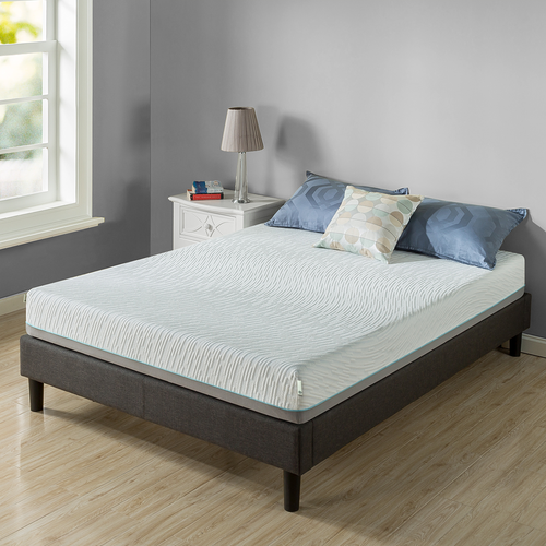 Zinus Spa Sensations 8” Green Tea Pressure Relief Memory Foam Mattress, Queen