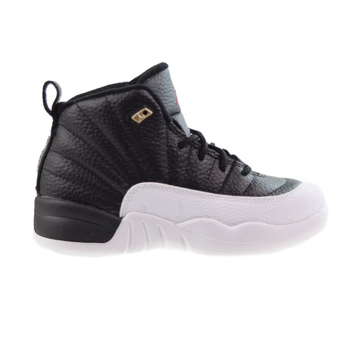 

Обувь Jordan 12 Retro Playoff Little Kids Черный-Белый-Красный 151186-006, Black-white-varsity red