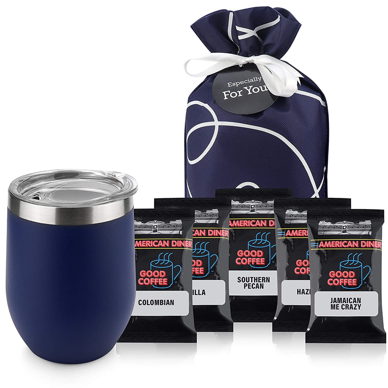 Coffee Gift Basket for Coffee Lovers - Coffee Gift Set Includes Insulated Coffee
