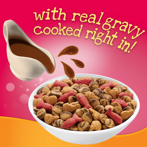 Friskies Gravy Swirlers Adult Dry Cat Food, 16 Lb