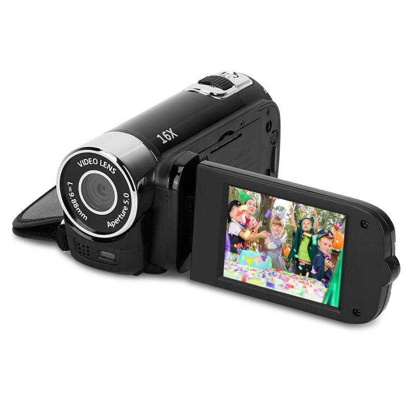 16X Zoom Digital Video Camera Camcorder 1080P YouTube Vlogging Camera Recorder